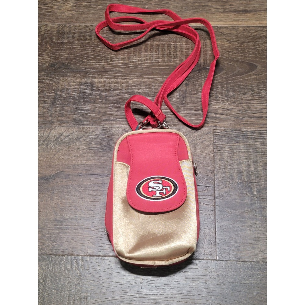 San Francisco‎ 49ers Crossbody Cell Phone Purse Little Earth NFL Red Gold Bag